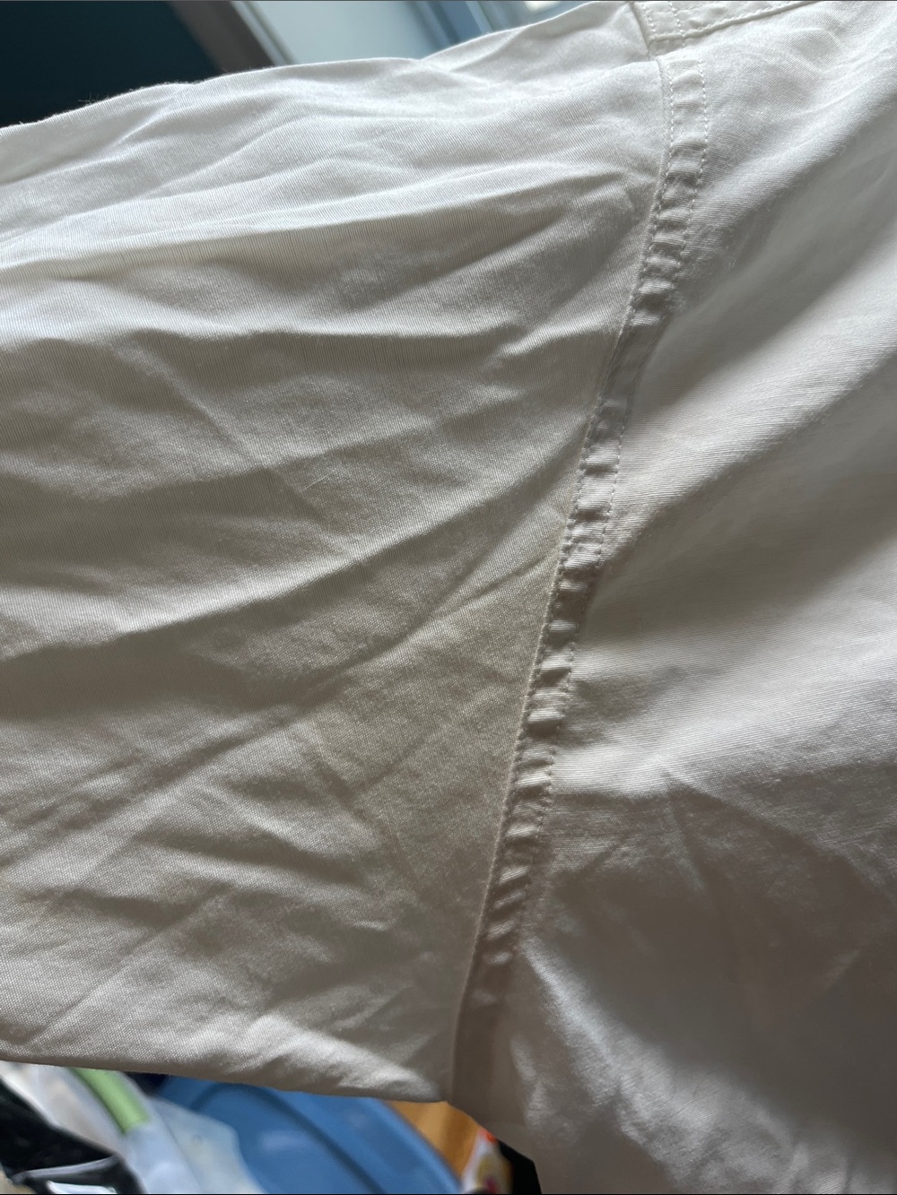 Bugatchi Cream Button-Down Shirt with Embroidered Musician Motif - Picture 3 of 3